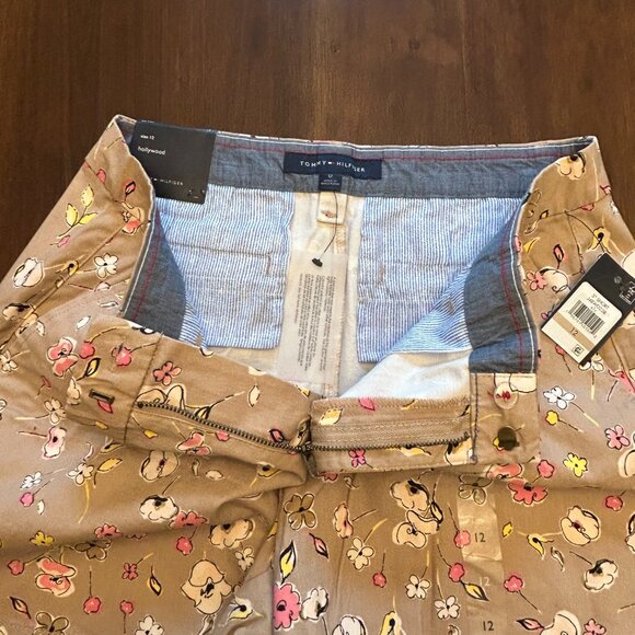 NWT Tommy Hillfiger Women's Hollywood Printed Mid-Rise Shorts Size 12 - Picture 7 of 15